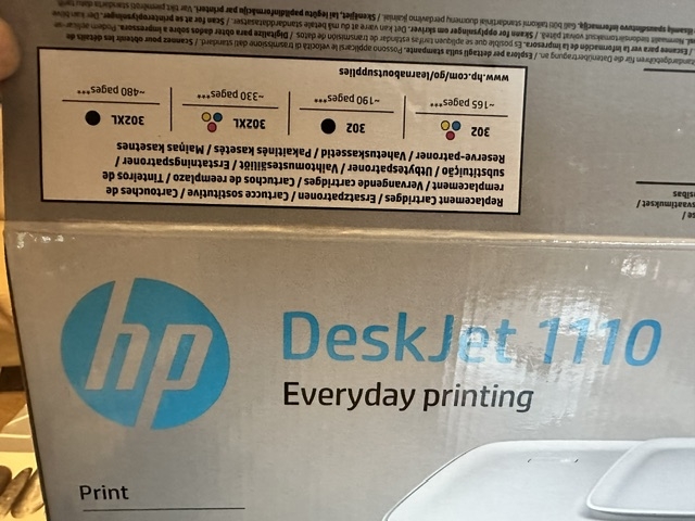 HP Deskjet 1110 kerran kokeiltu HP Deskjet 1110 kerran kokeiltu